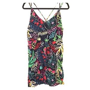 Tropical Print Sundress